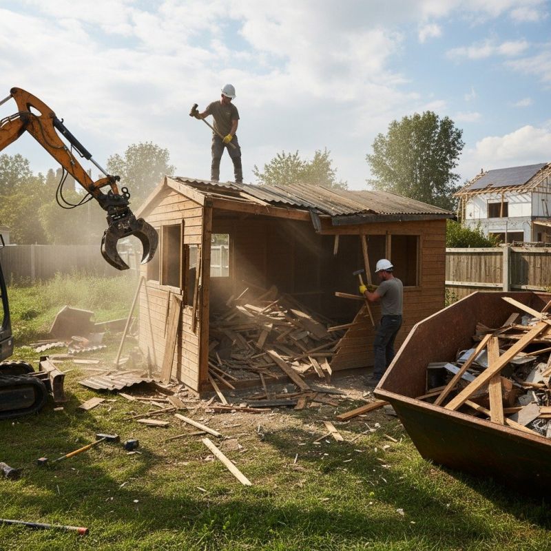 Local Shed Construction pros at work